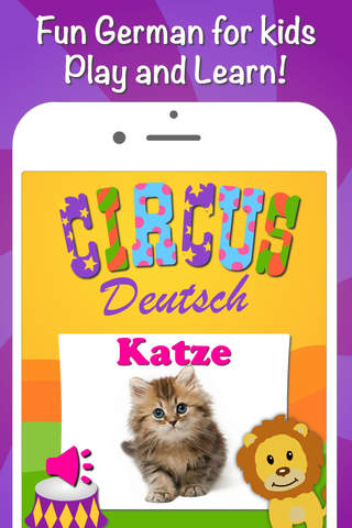 Circus German for kids beginners and adults Free l - náhled