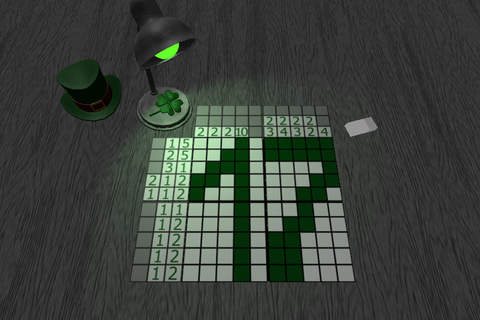 Easy Patrick Crossword - Best Green Nonogram - náhled
