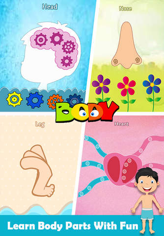 Learning Human Body Parts - Baby Learning Body Par - náhled