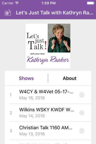 Let's Just Talk with Kathryn Raaker - náhled