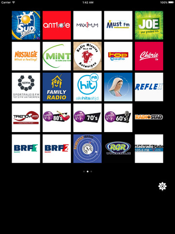 Radios Belgique - náhled