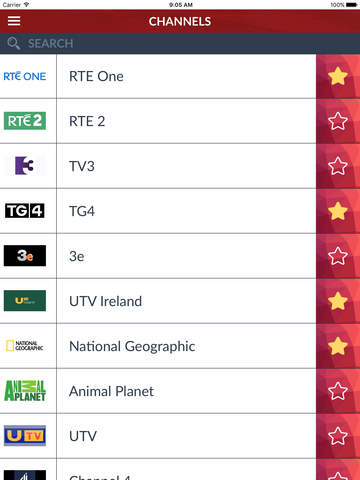 TV-Guide Ireland • TV Listings (IE) - náhled