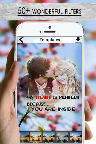 Typography - Text over image with creative font fo - náhled