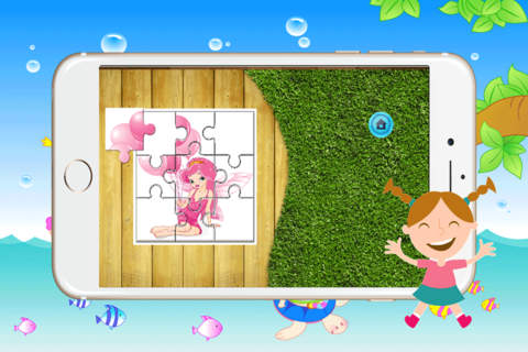 Jigsaw Puzzle Princess - Amazing HD Cartoon Girl f - náhled