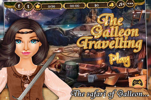 The Galleon Travelling - Hidden Objects game for k - náhled