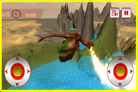 Flying Fire Dragon Flight Simulator 2016 – Train y - náhled