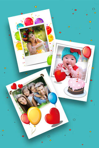Happy Birthday photo frames – create birthday gree - náhled