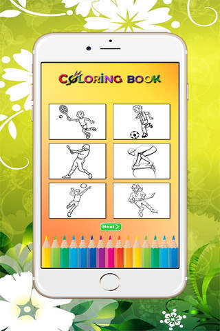 Sport Coloring Book: Learn to color and draw an at - náhled