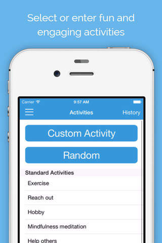 Activities Mood Tracker - náhled