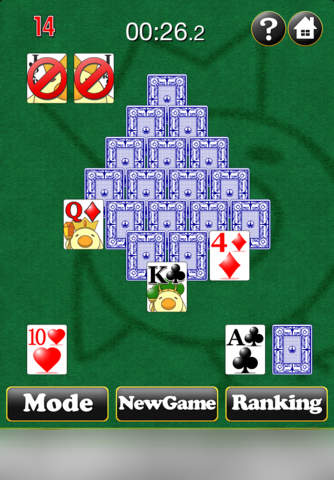 PyramidSolitaireNarunaru - náhled