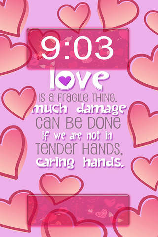 Love Quotes Wallpapers Free 2016 – Cute Background - náhled