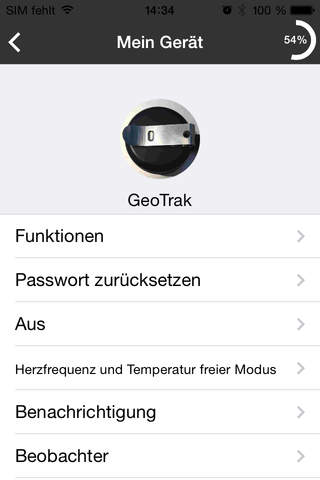 GeoTrak - náhled