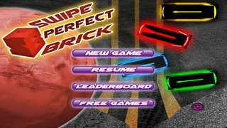 Swipe Perfect Brick - Drop Down Royal Ball screenshot 1