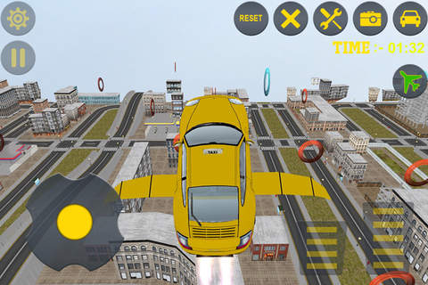 Flying Taxi Car Driver 3D Simulator - náhled