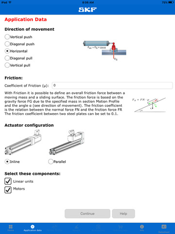 SKF E-Cylinder CASM Calculator - náhled