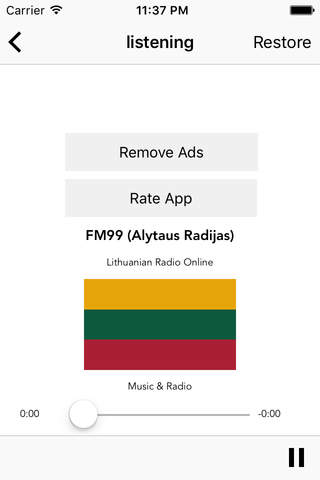Lithuanian Radio Online - náhled
