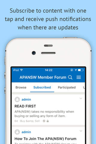 APA(NSW) Member Forum - náhled