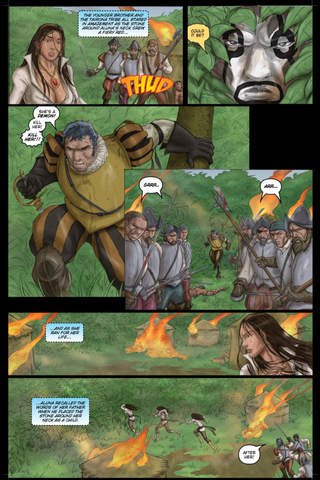 Aluna (comics) - náhled