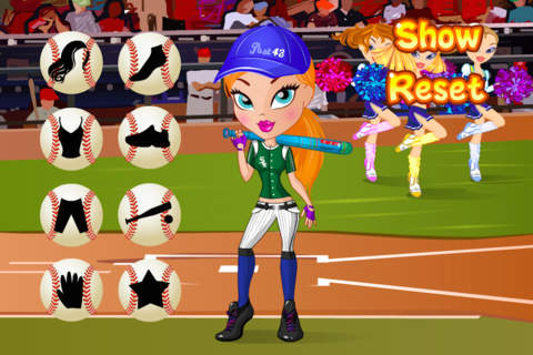 Baseball Fun Dress Up - náhled