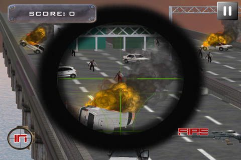A Zombie Sniper - Highway War Free - náhled