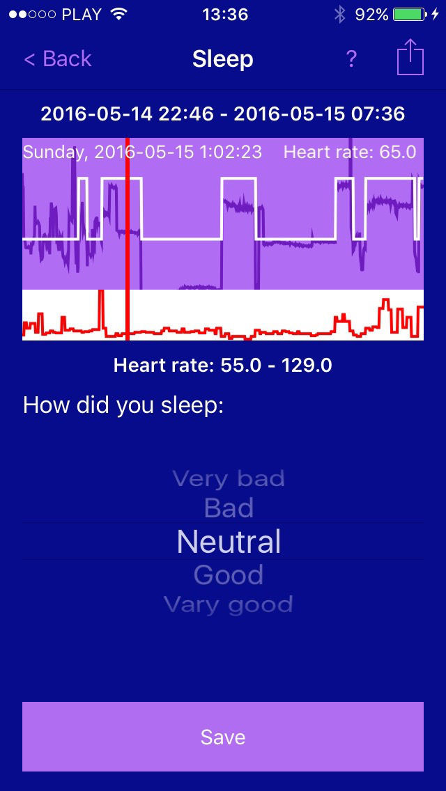 Sleep monitoring free screenshot 2