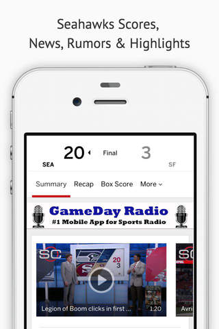 Seattle GameDay Sports Radio – Seahawks and Marine - náhled