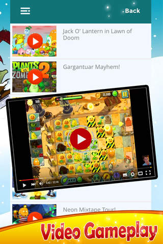 Guide for Plants Vs  Zombies 2 - Cheats and Video  - náhled