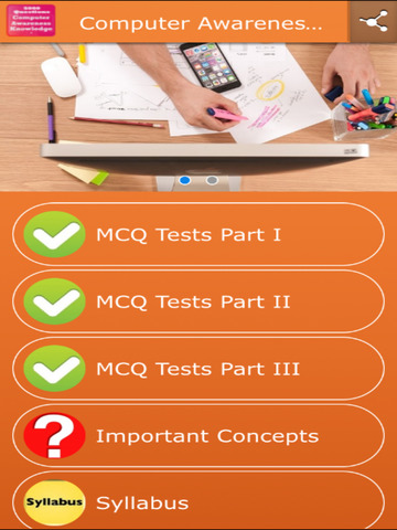 Computer Awareness MCQ Tests - náhled