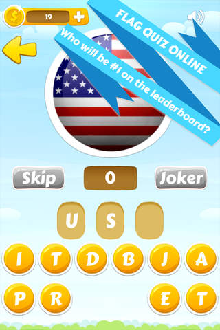 Flag quiz online, world flags game - náhled