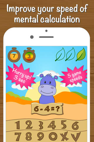 Safari Math Free - Addition and Subtraction game f - náhled