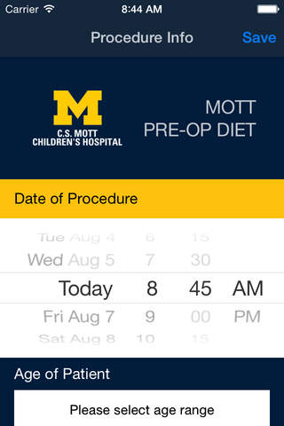 MOTT Pre-Operative Diet - náhled