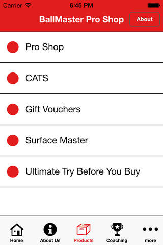 BallMaster Pro Shop - náhled