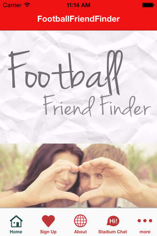 Football Friend Finder - náhled