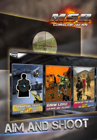 MSR Remington Sniper Rifle Simulator with Mini Sho - náhled