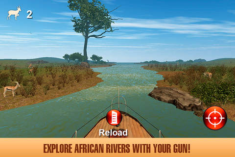 African Safari: Boat Hunting 3D - náhled