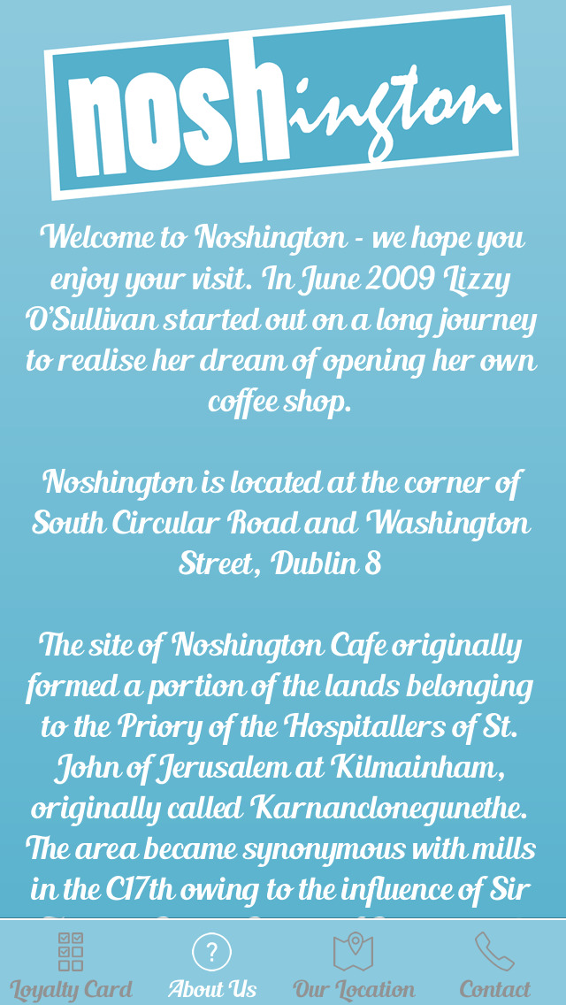 Noshington Café screenshot 2