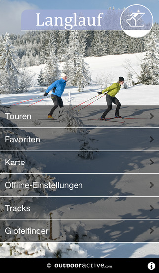 Langlauf - outdooractive.com Themenapp screenshot 1