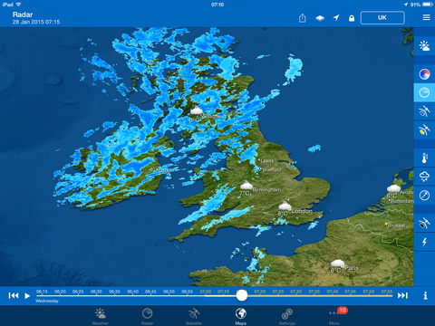 WeatherPro for iPad screenshot 3