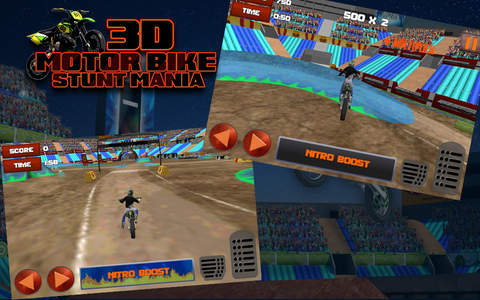 3D Motor Bike Stunt Mania - náhled