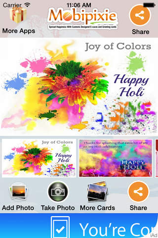 Free Holi eCards & Greetings - náhled