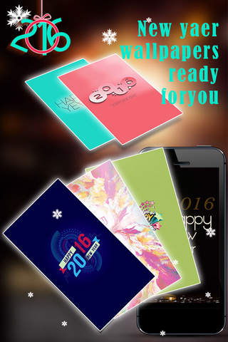 New Year Wallpapers Maker - Retina Photo Booth for - náhled