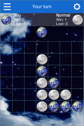 Four in a row classic free - náhled