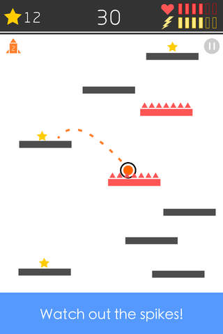 Amazing Bouncy Ball Jump on black and white ninja  - náhled