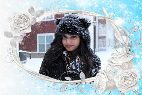 Snow Winter Photo Frames - náhled