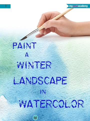Paint a Winter Landscape in Watercolor screenshot 8