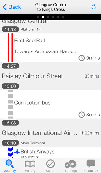 Transit London - UK journey planner for NationalRail, TFL, bus and flight by NAVITIME screenshot 4