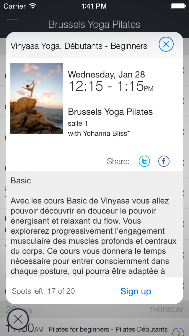 Brussels Yoga Pilates - BYP screenshot 2