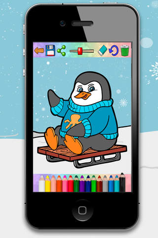Pinta pinguinos mágico – colorear pingüino y  pint - náhled