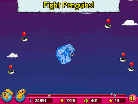 Jumping Finn Turbo - Adventure Time Launcher Game screenshot 7