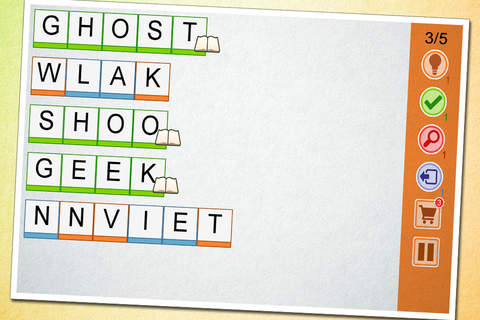 Word Scramble - Good Times - náhled